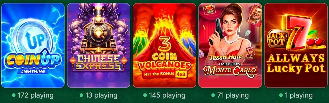 Slots for every pace